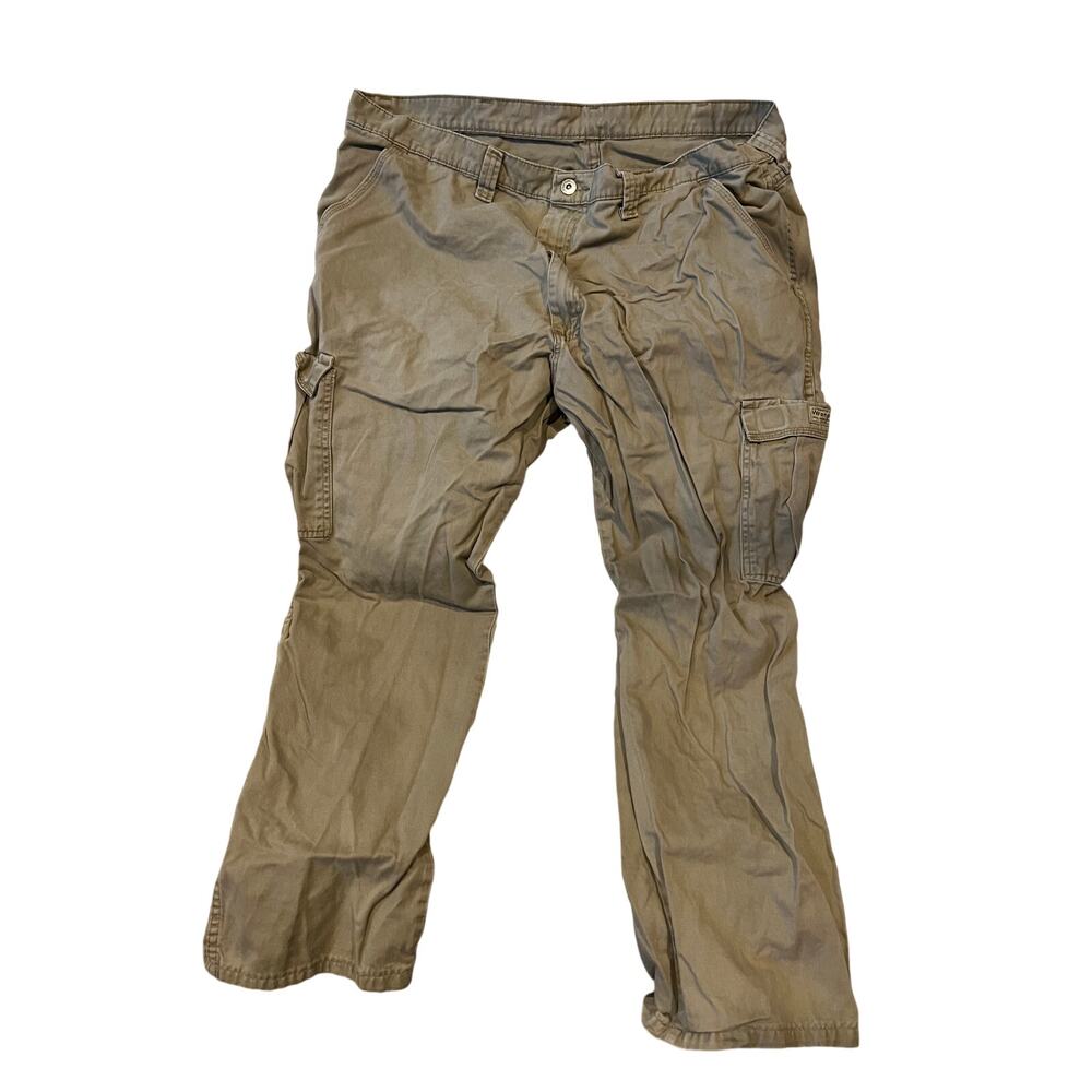 Wrangler Beige Cargo Pants Nylon Mens 42x30